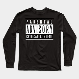 Parental-Advisory Long Sleeve T-Shirt